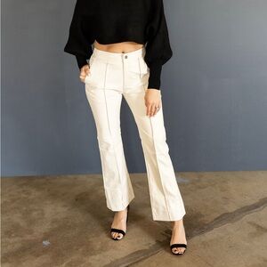 Elegant Cream Women's Pants